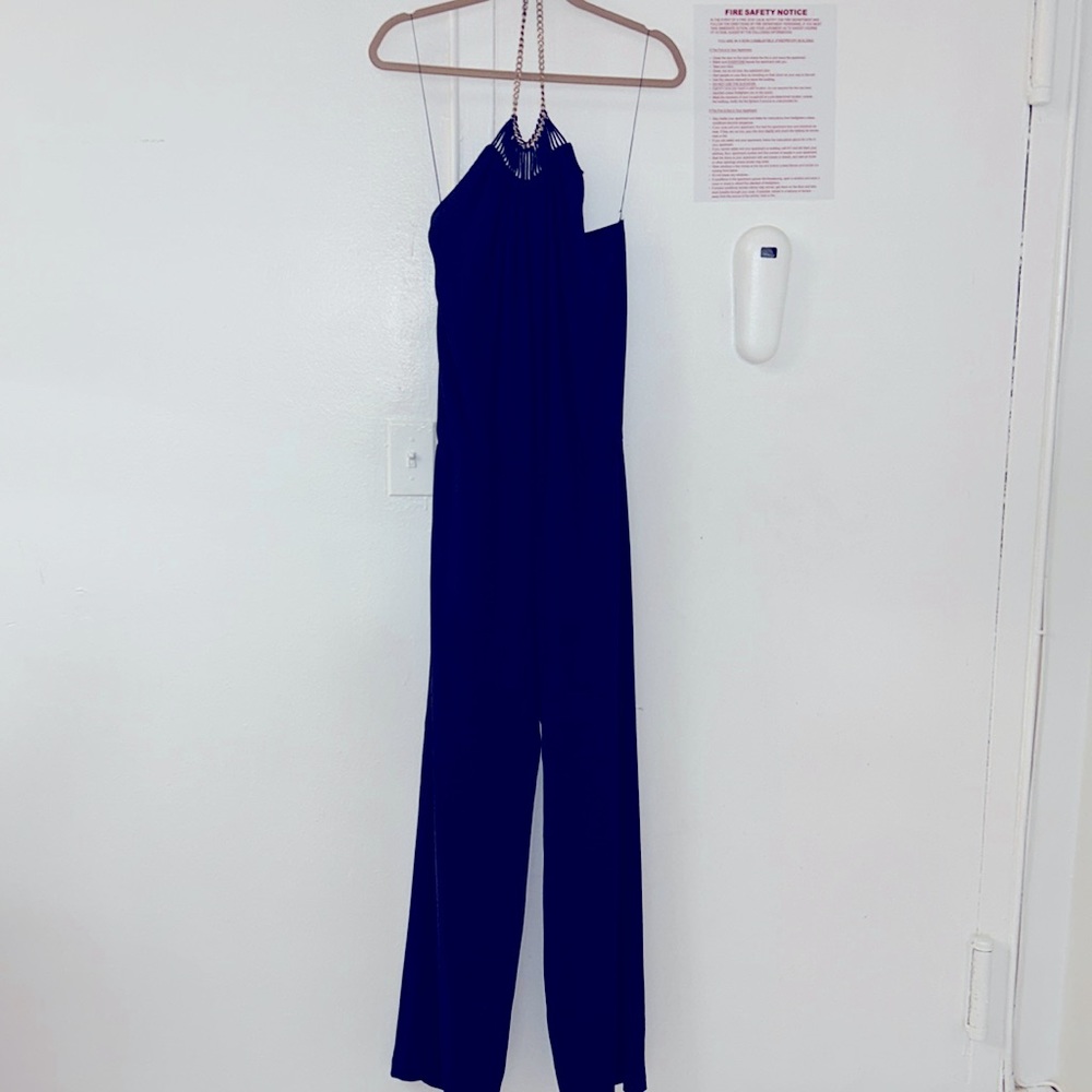 Beautiful navy blue Long jumpsuit for any ocation
